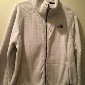 White North Face fleece jacket